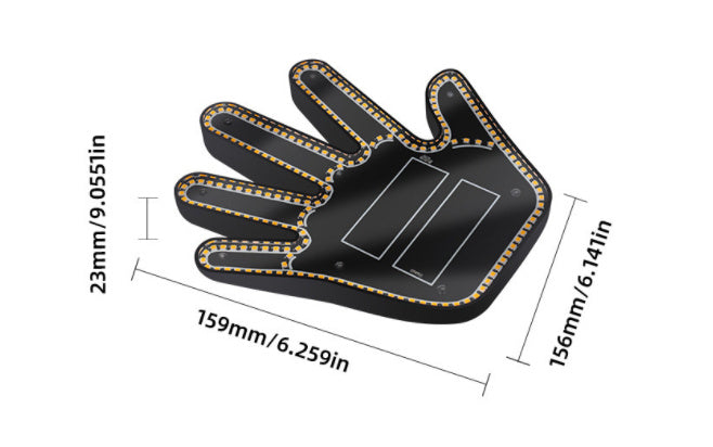 "Smart Gesture Car Light"